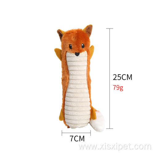 Cute Squirrel Shape Resistant Bite Molar Dog Toy